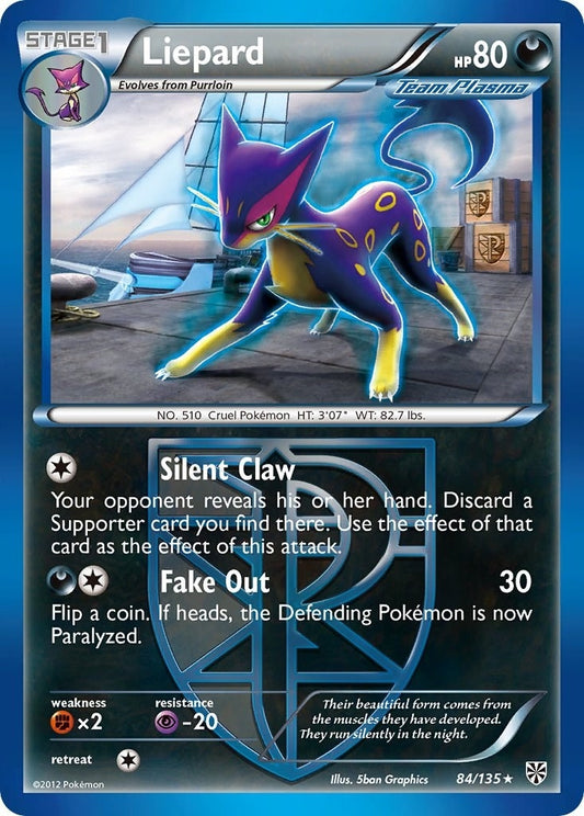 Image for Liepard (Team Plasma) (84/135) (Plasma Storm) - Pokemon