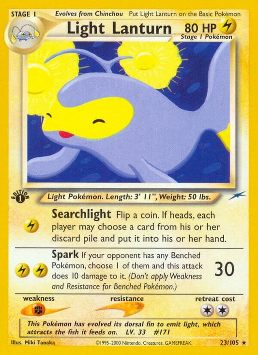 Image for Light Lanturn (023/105) (Neo Destiny) - Pokemon