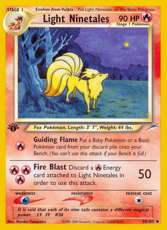 Image for Light Ninetales (050/105) (Neo Destiny) - Pokemon