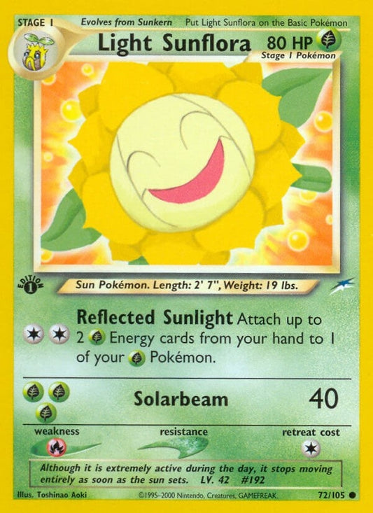 Image for Light Sunflora (072/105) (Neo Destiny) - Pokemon