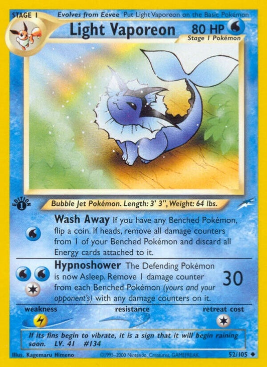 Image for Light Vaporeon (052/105) (Neo Destiny) - Pokemon