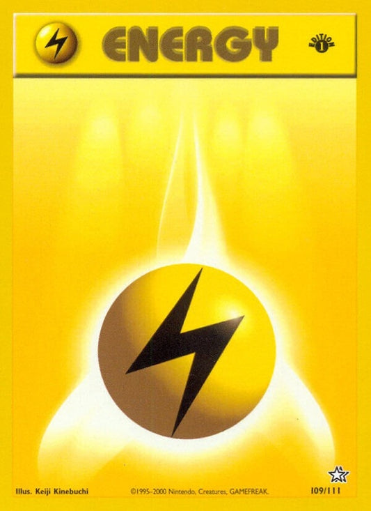 Image for Lightning Energy (109/111) (Neo Genesis) - Pokemon