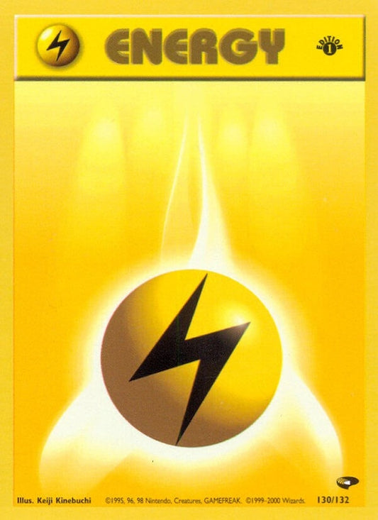 Image for Lightning Energy (130/132) (Gym Challenge) - Pokemon