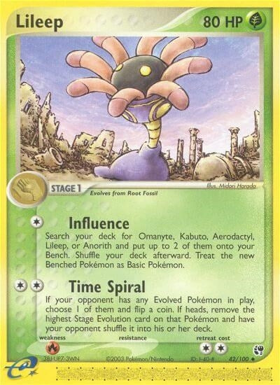 Image for Lileep (42/100) (Sandstorm) - Pokemon