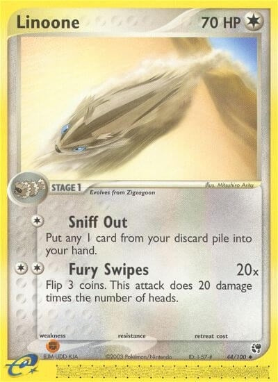 Image for Linoone (44/100) (Sandstorm) - Pokemon