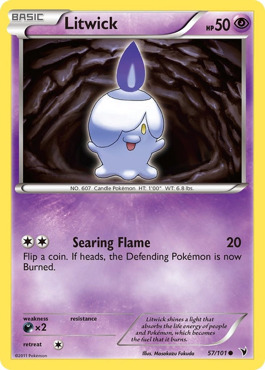 Image for Litwick (57) (57/101) (Noble Victories) - Pokemon