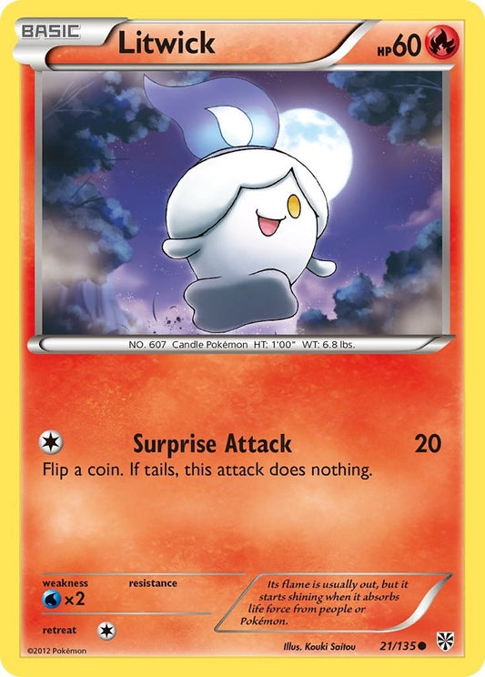 Image for Litwick (21/135) (Plasma Storm) - Pokemon