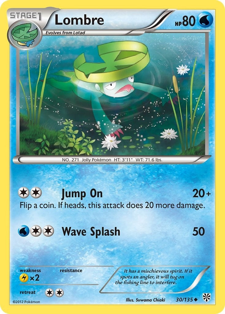 Image for Lombre (30/135) (Plasma Storm) - Pokemon