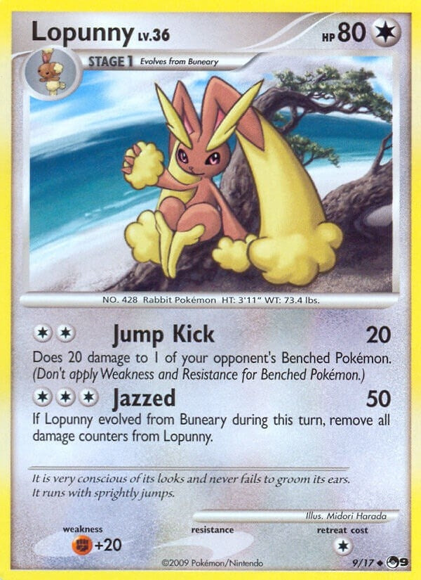 Image for Lopunny (009/017) (POP Series 9) - Pokemon