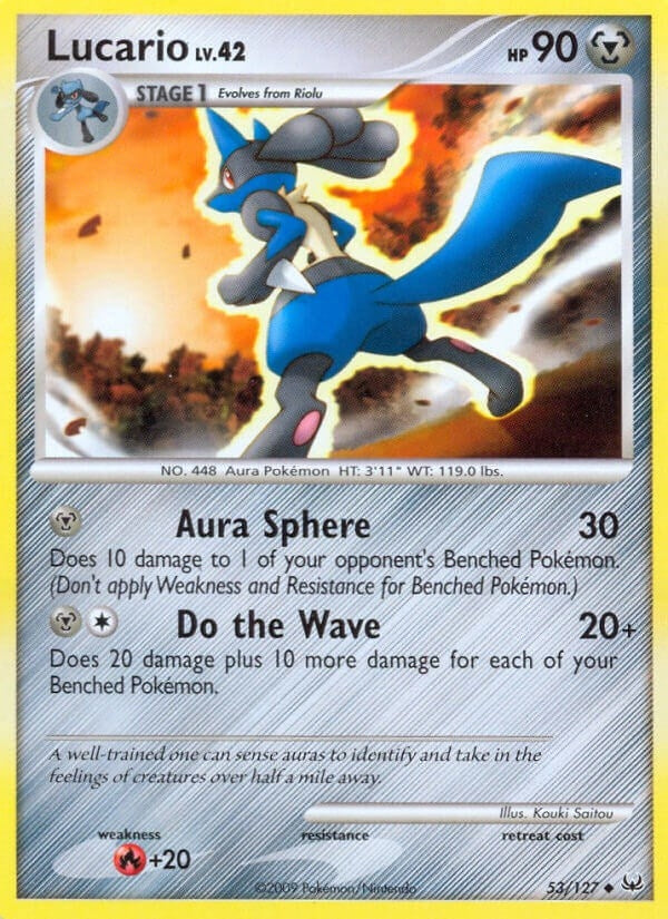 Image for Lucario (53/127) (Platinum) - Pokemon