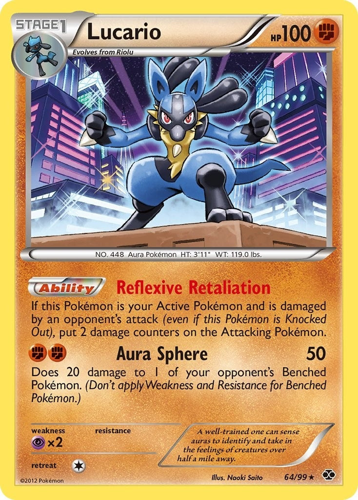 Image for Lucario (64/99) (Next Destinies) - Pokemon