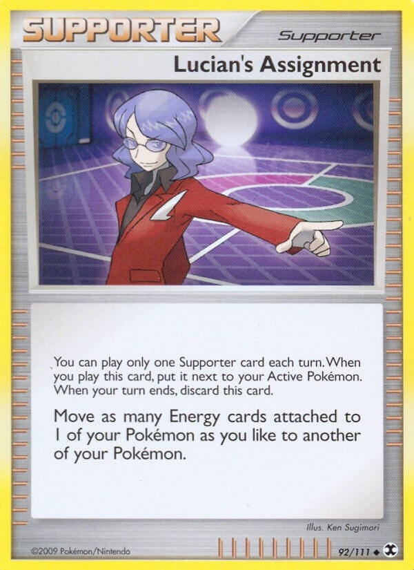 Image for Lucian's Assignment (92/111) (Rising Rivals) - Pokemon