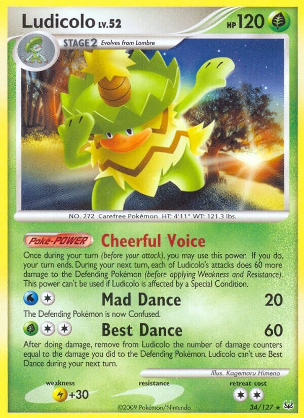 Image for Ludicolo (34/127) (Platinum) - Pokemon