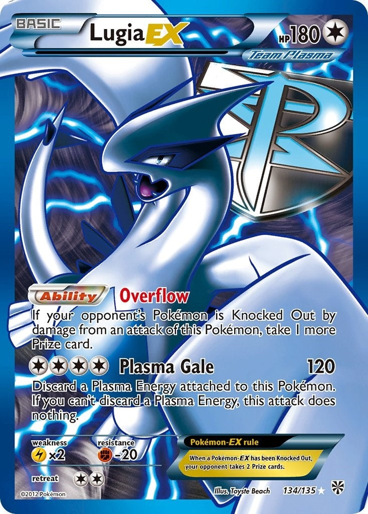 Image for Lugia EX (Team Plasma) (134 Full Art) (134/135) (Plasma Storm) - Pokemon