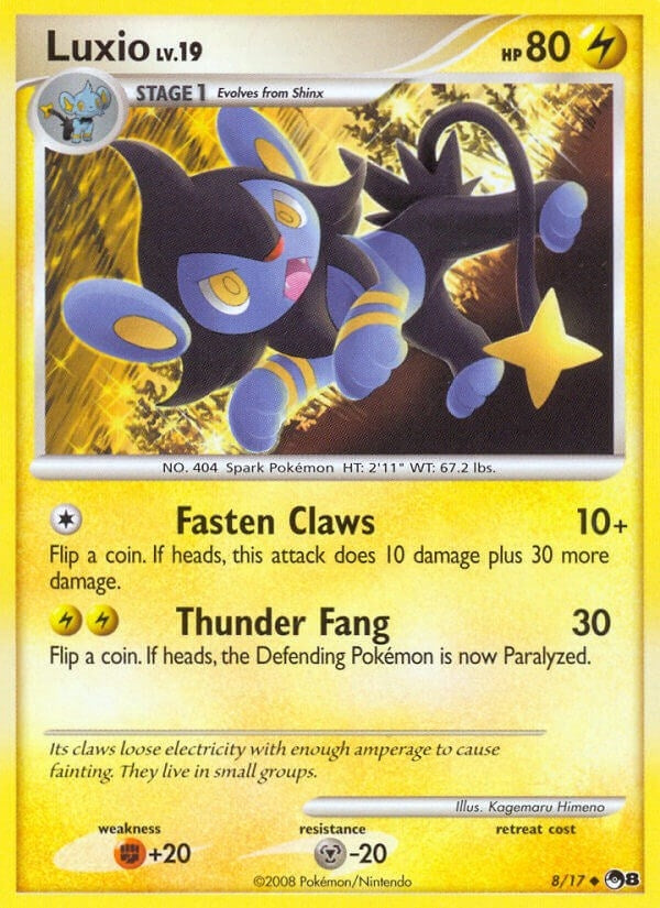 Image for Luxio (008/017) (POP Series 8) - Pokemon