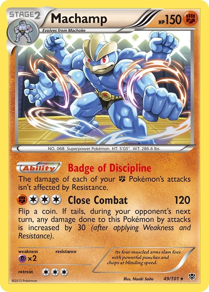 Image for Machamp (49) (49/101) (Plasma Blast) - Pokemon