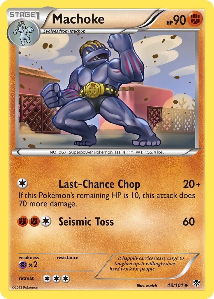 Image for Machoke (48/101) (Plasma Blast) - Pokemon