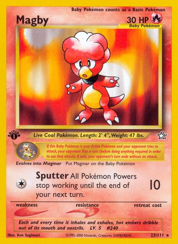 Image for Magby (023/111) (Neo Genesis) - Pokemon
