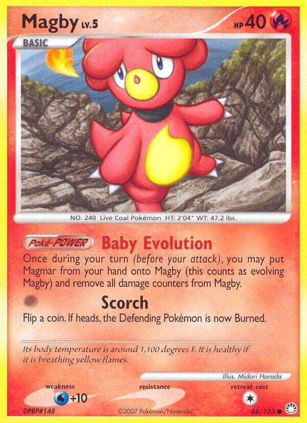 Image for Magby (88/123) (Mysterious Treasures) - Pokemon