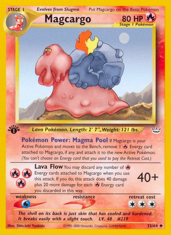 Image for Magcargo (33/64) (Neo Revelation) - Pokemon