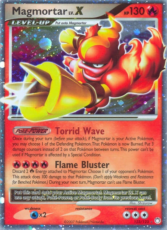 Image for Magmortar Lv.X (123/123) (Mysterious Treasures) - Pokemon