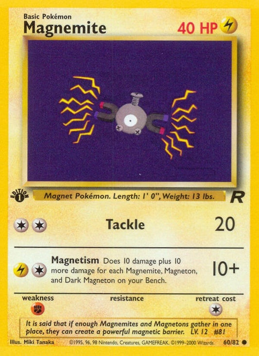 Image for Magnemite (60/82) (Team Rocket) - Pokemon