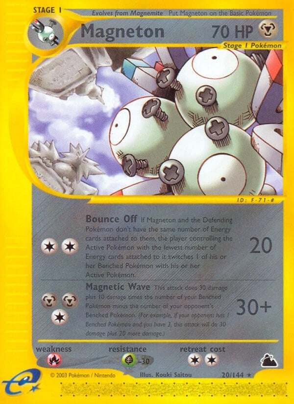 Image for Magneton (20) (020/144) (Skyridge) - Pokemon