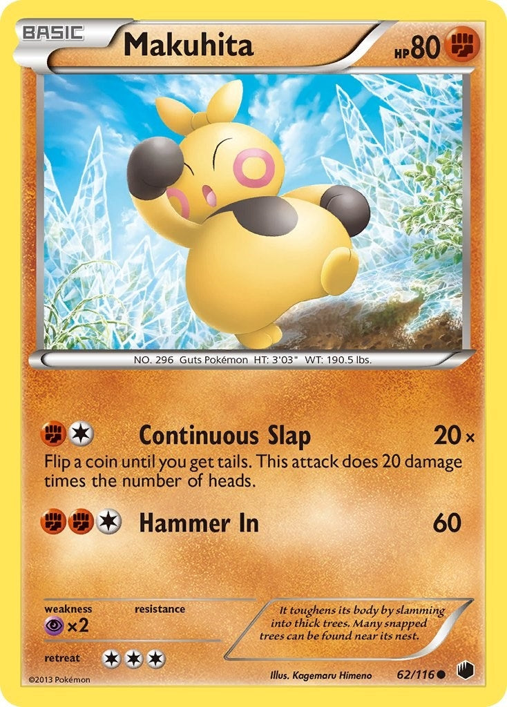 Image for Makuhita (62/116) (Plasma Freeze) - Pokemon