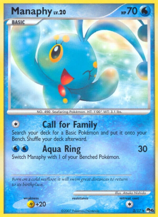 Image for Manaphy (003/017) (POP Series 6) - Pokemon