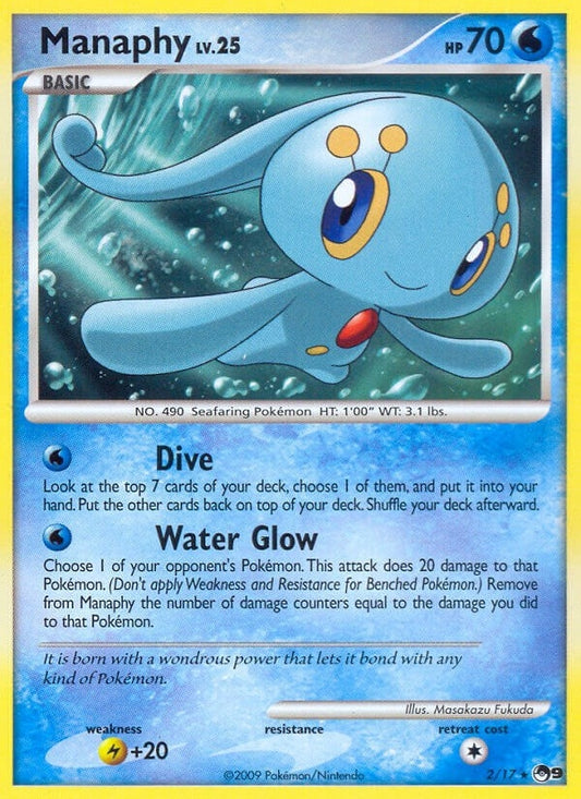 Image for Manaphy (002/017) (POP Series 9) - Pokemon