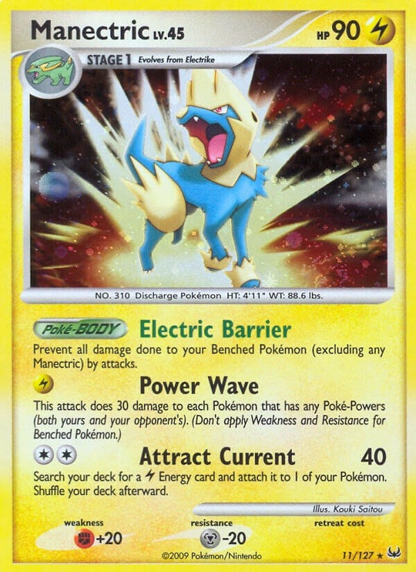 Image for Manectric (11/127) (Platinum) - Pokemon