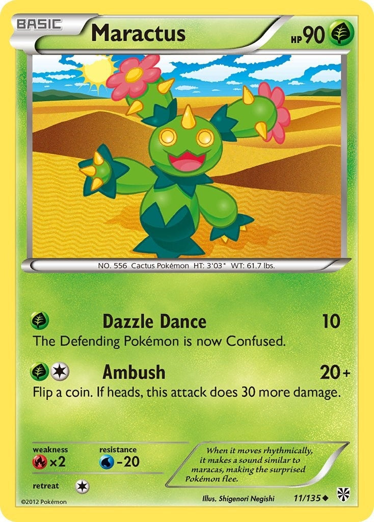 Image for Maractus (11/135) (Plasma Storm) - Pokemon