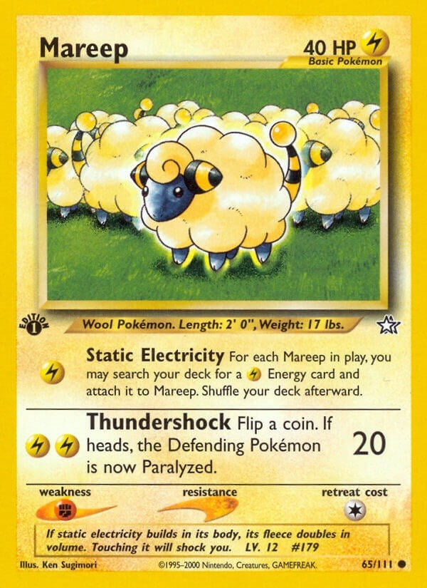 Image for Mareep (065/111) (Neo Genesis) - Pokemon