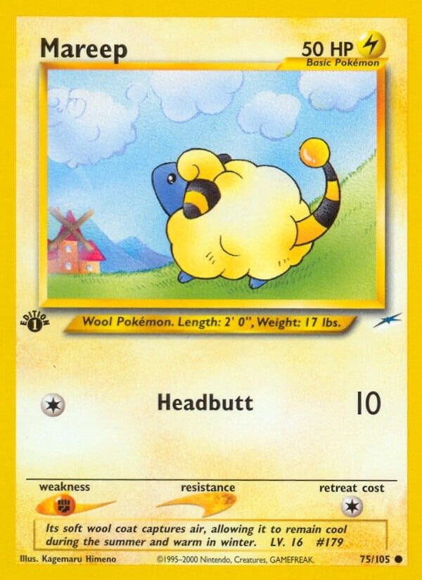 Image for Mareep (075/105) (Neo Destiny) - Pokemon