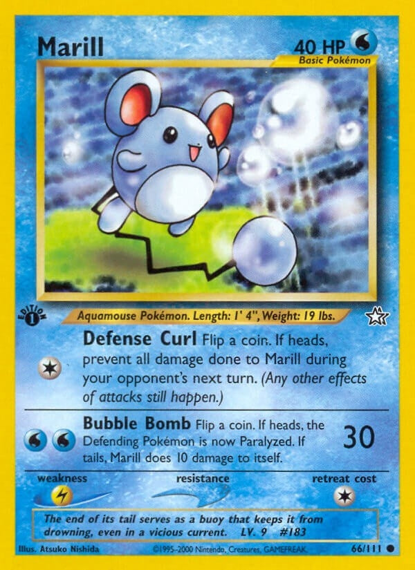 Image for Marill (066/111) (Neo Genesis) - Pokemon