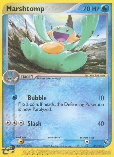 Image for Marshtomp (40/109) (Ruby and Sapphire) - Pokemon