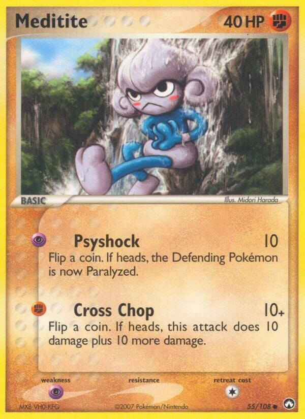 Image for Meditite (55/108) (Power Keepers) - Pokemon