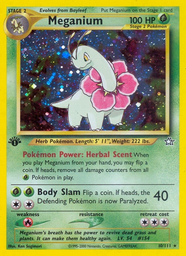 Image for Meganium (10) (010/111) (Neo Genesis) - Pokemon