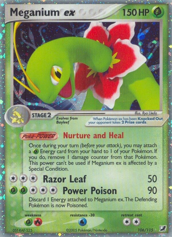 Image for Meganium ex (106/115) (Unseen Forces) - Pokemon