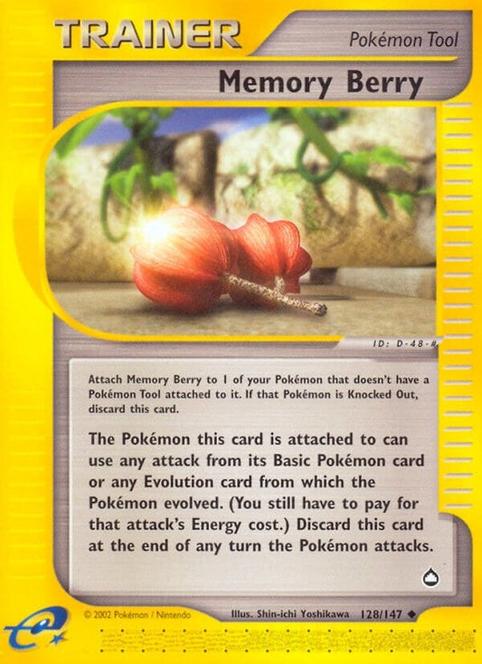 Image for Memory Berry (128/147) (Aquapolis) - Pokemon