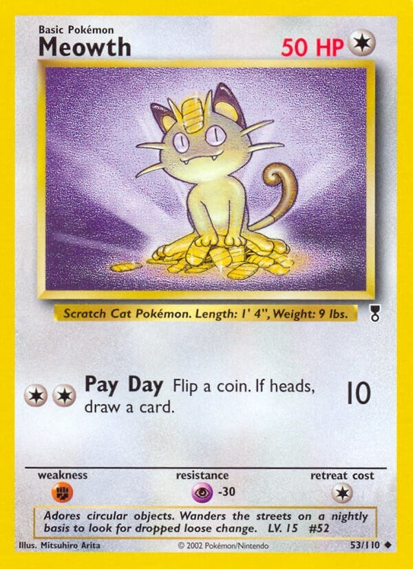 Image for Meowth (053/110) (Legendary Collection) - Pokemon