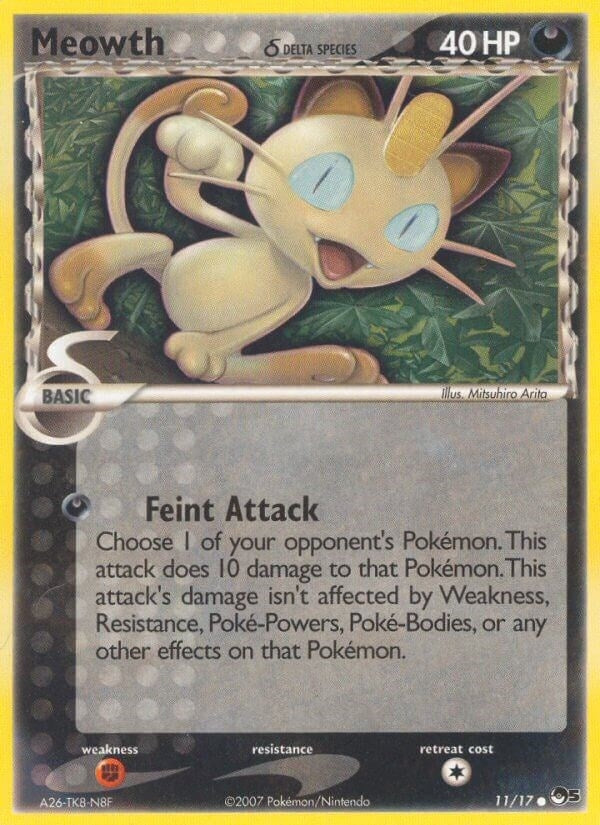 Image for Meowth (Delta Species) (011/017) (POP Series 5) - Pokemon