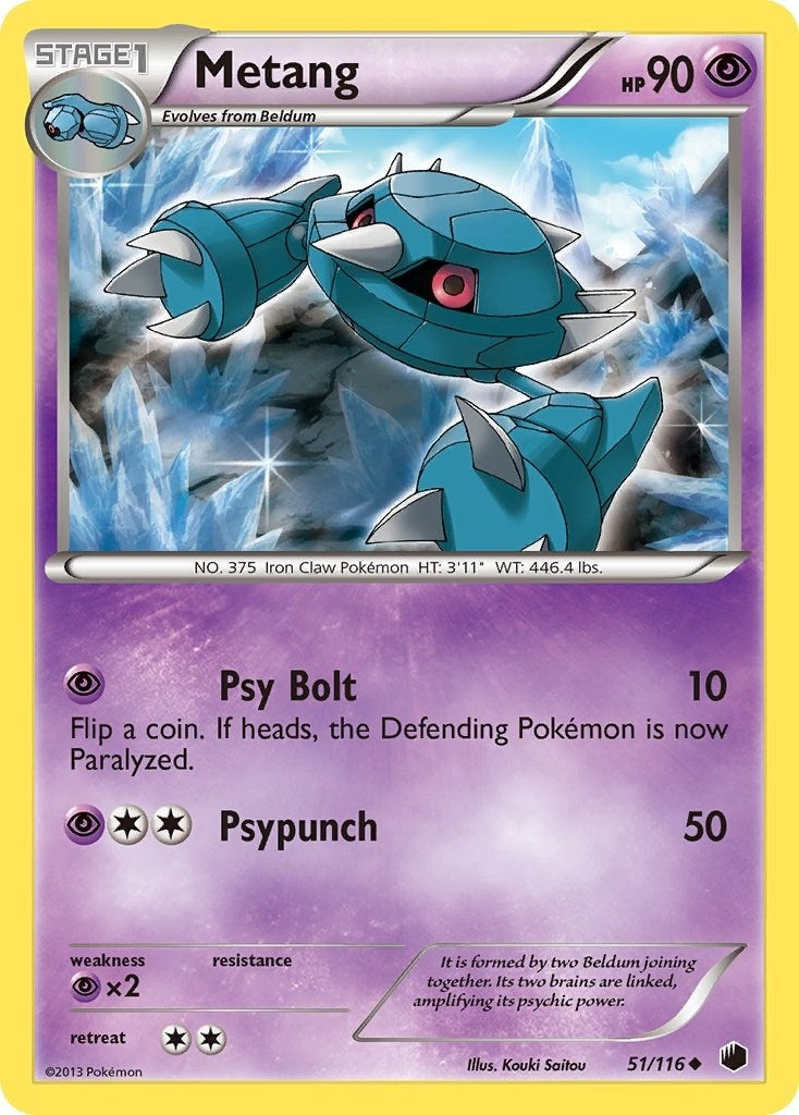 Image for Metang (51/116) (Plasma Freeze) - Pokemon