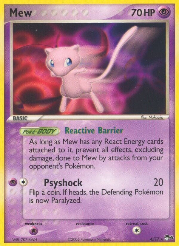 Image for Mew (004/017) (POP Series 4) - Pokemon
