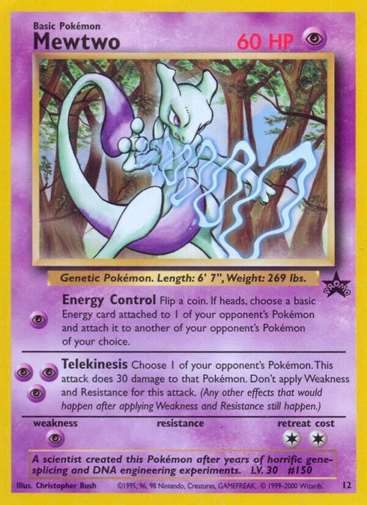 Image for Mewtwo (12) (12/53) (WoTC Promo) - Pokemon