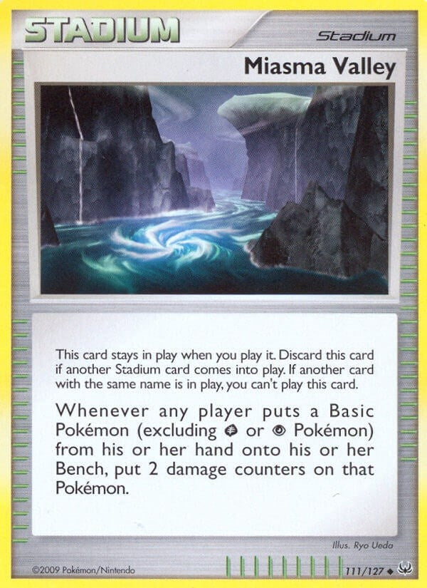Image for Miasma Valley (111/127) (Platinum) - Pokemon