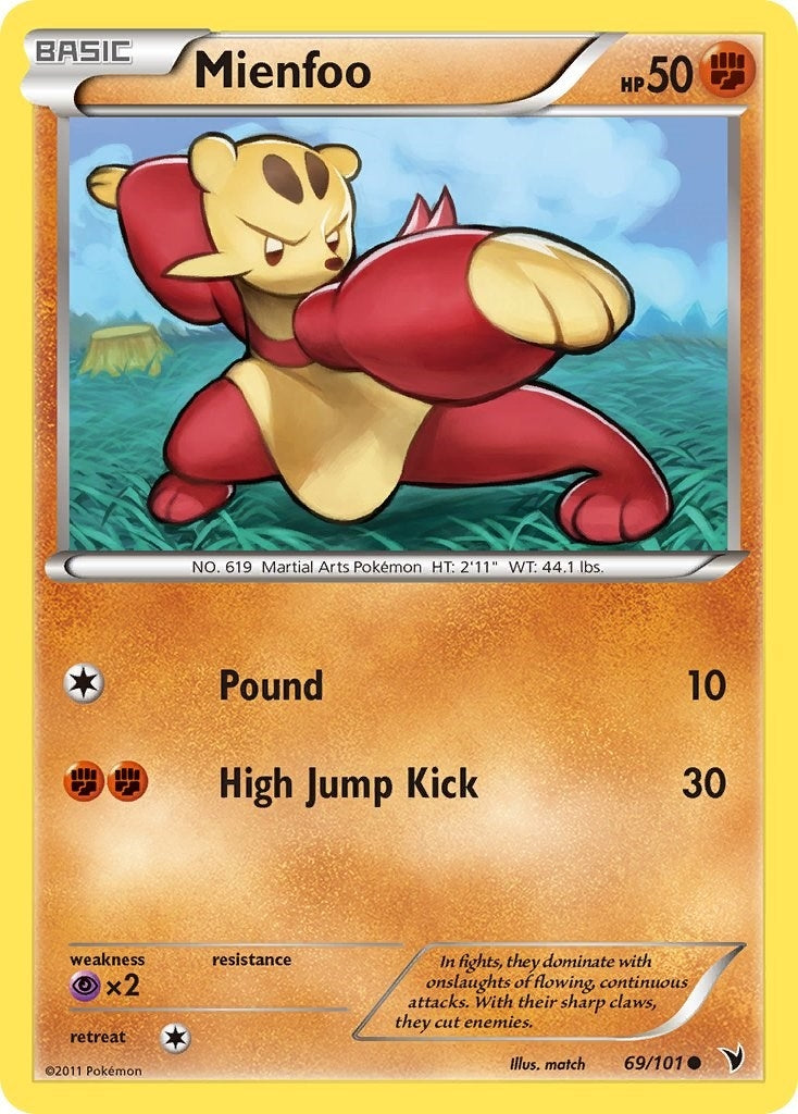 Image for Mienfoo (69/101) (Noble Victories) - Pokemon