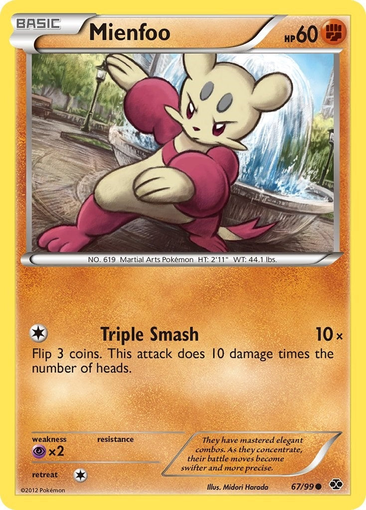 Image for Mienfoo (67/99) (Next Destinies) - Pokemon