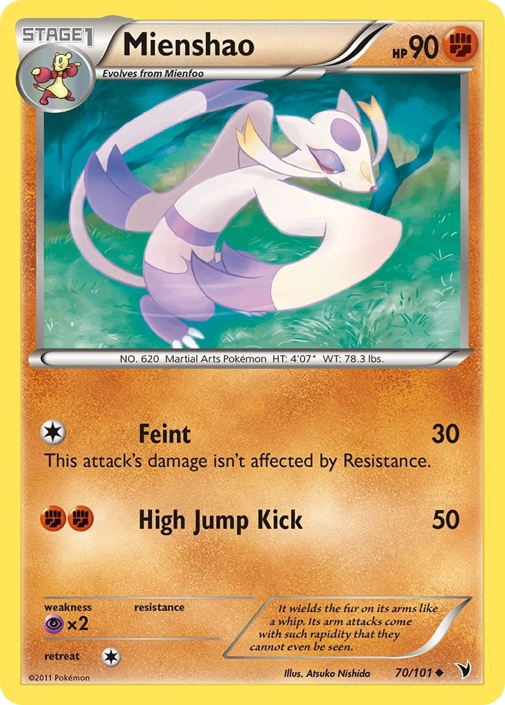 Image for Mienshao (70/101) (Noble Victories) - Pokemon
