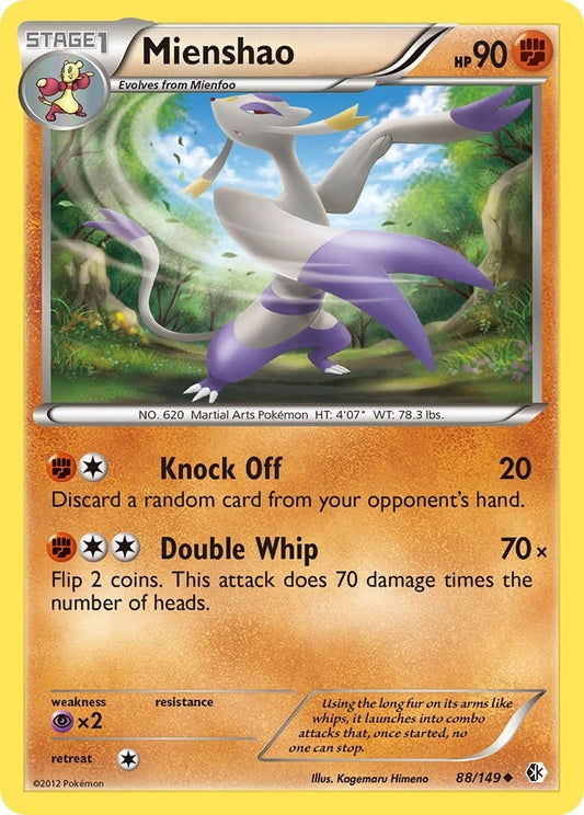 Image for Mienshao (88/149) (Boundaries Crossed) - Pokemon